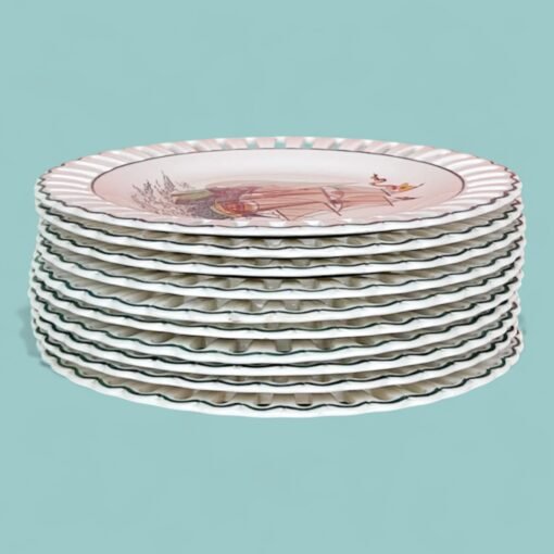 Set of Ten Nautical Wedgewood Plates - Image 7
